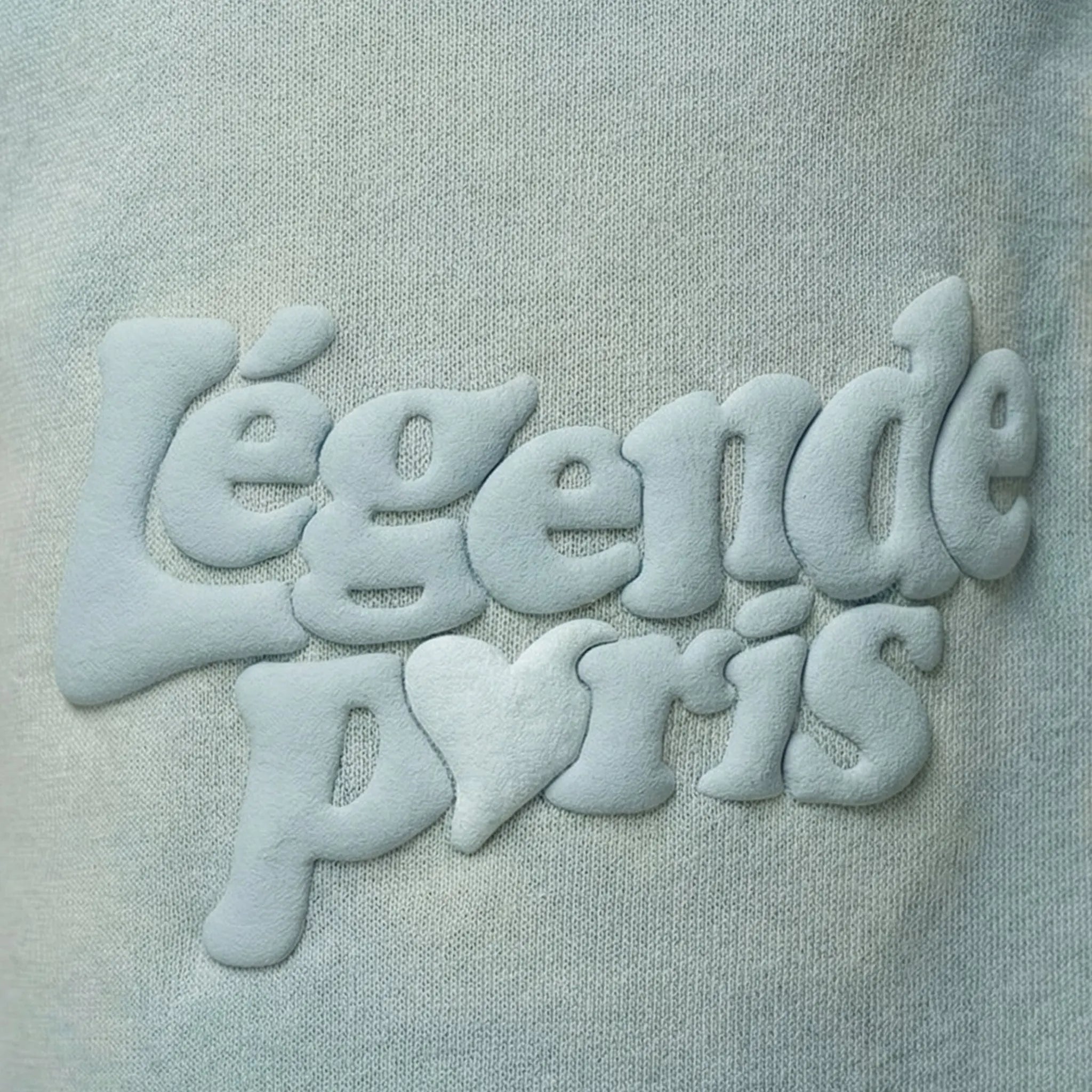 Detailed View of Légende Paris LND Gradient Icy Blue T-Shirt